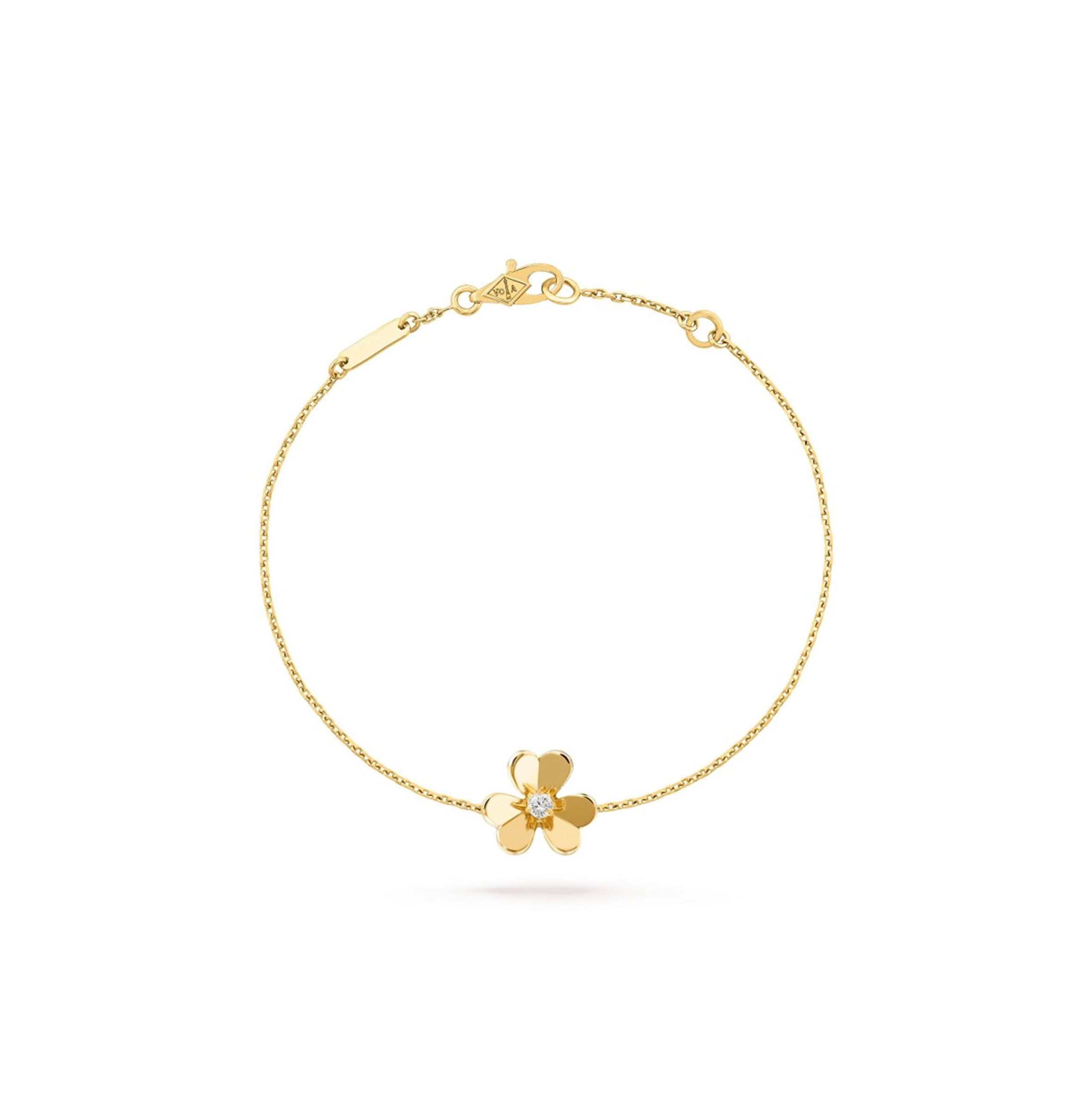 VAN CLEEF ARPELS FRIVOLE BRACELET, MINI MODEL - YELLOW GOLD, DIAMOND VCARP0J200 VAN CLEEF ARPELS FRIVOLE BRACELET, MINI MODEL - YELLOW GOLD, DIAMOND VCARP0J200